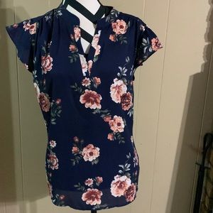 Flutter Shoulder Dress Top